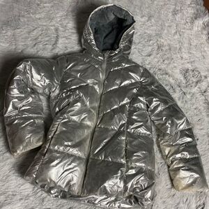 Wonder Nation Silver Puff Jacket